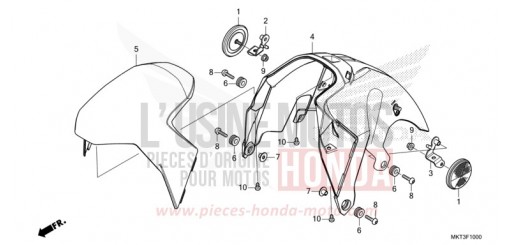 KOTFLUEGEL, VORNE ADV750N de 2022